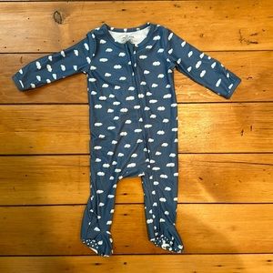 Caden lane zipper footie- sweet dreams size 3-6